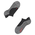 Falke RU4 Invisible Men No Show Socks Black Mix