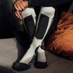 Falke SK2 Women Knee-high Socks Offwhite Black 1-pk