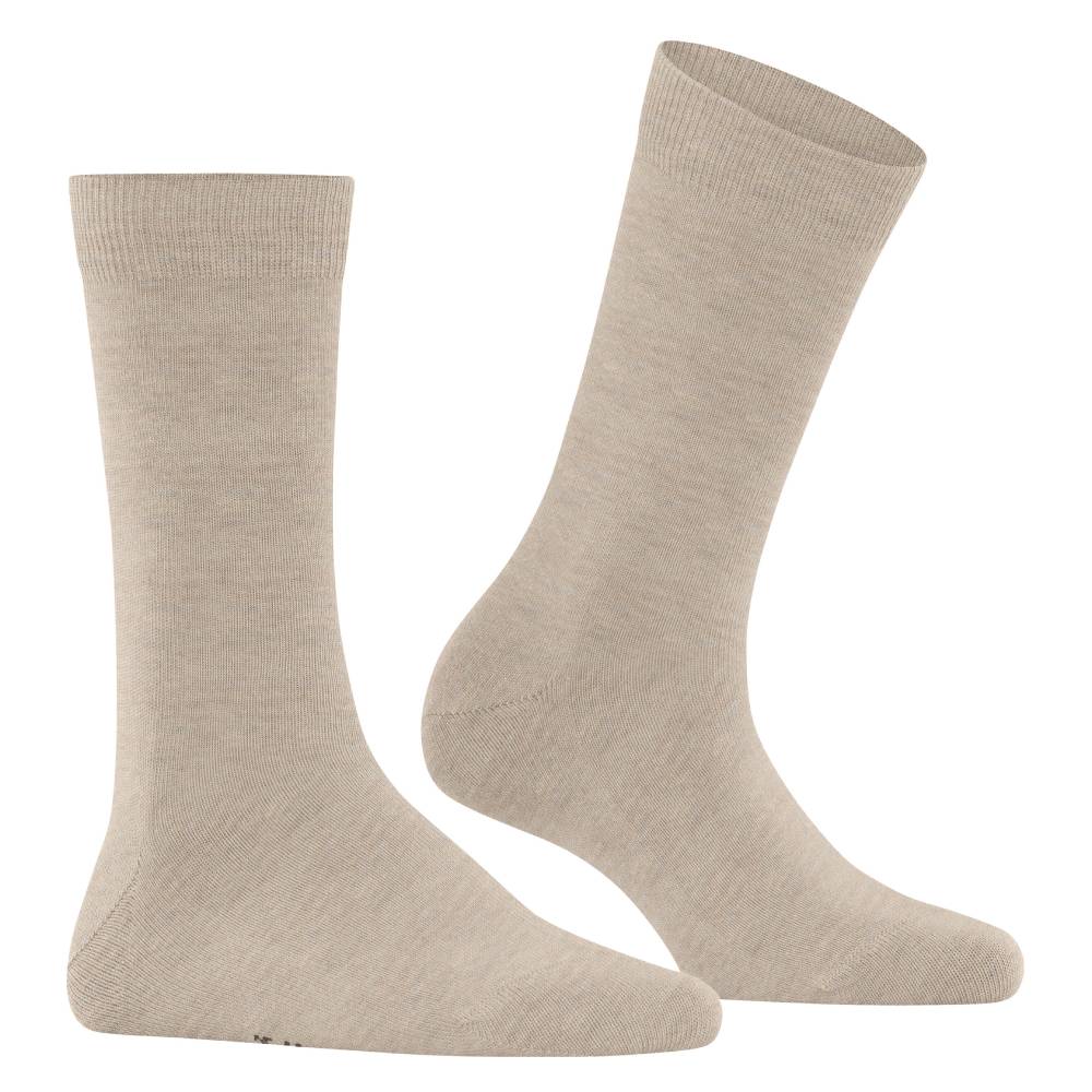 Falke Family Strømper Dame Bomull Beige Melange 1-pk