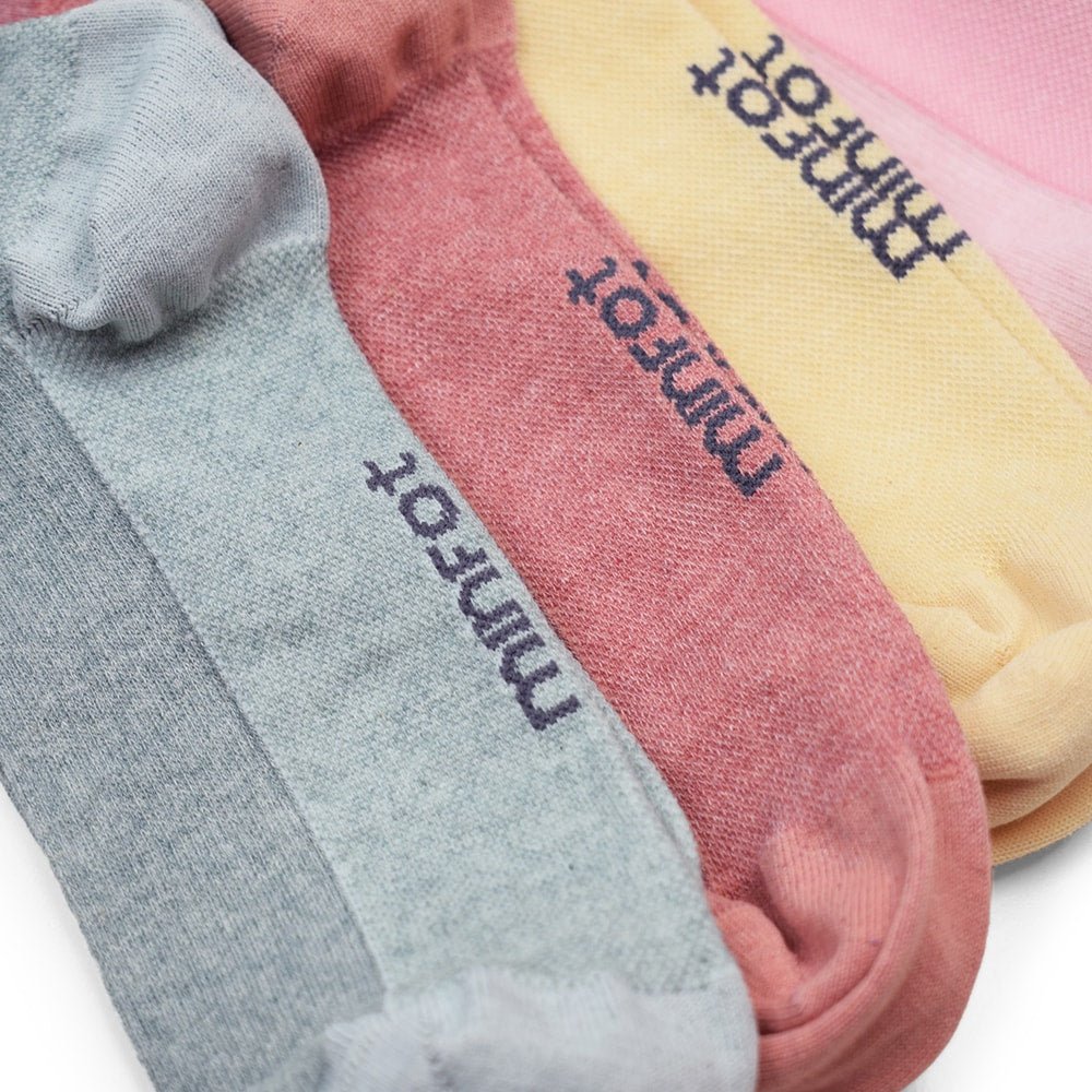Produktbild 11 - Minfot Stödstrumpor Pastell Bomull Eco 5-pack