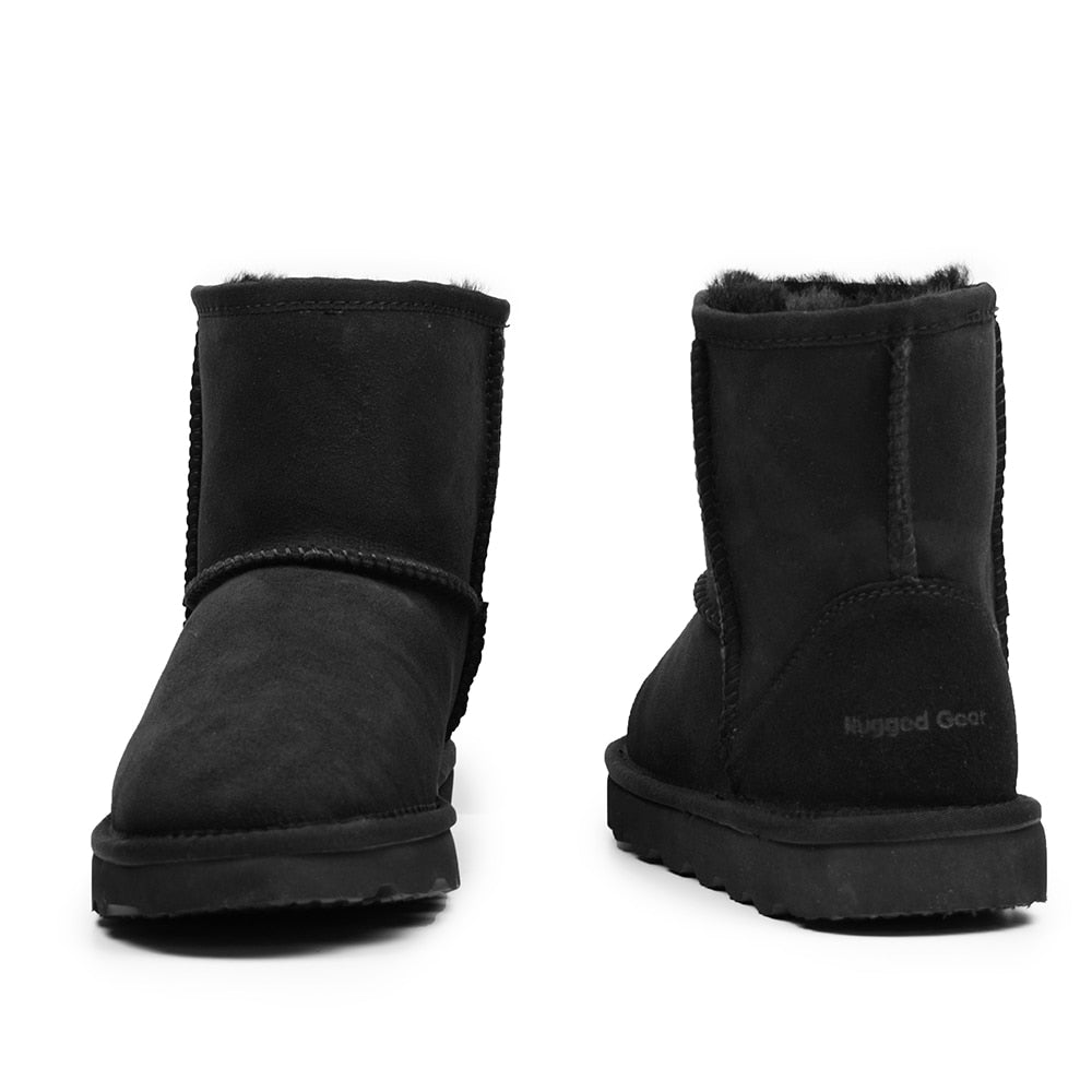 Rugged Gear Støvler Saueskinn Classic Black 