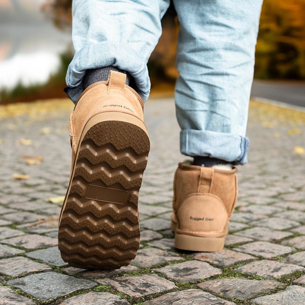 Rugged Gear Saueskinnstøvler Chestnut 