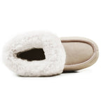 Minfot Saueskinntøfler Sunne Beige