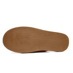 Minfot Saueskinntøfler Slip-on Orust med såle Chestnut