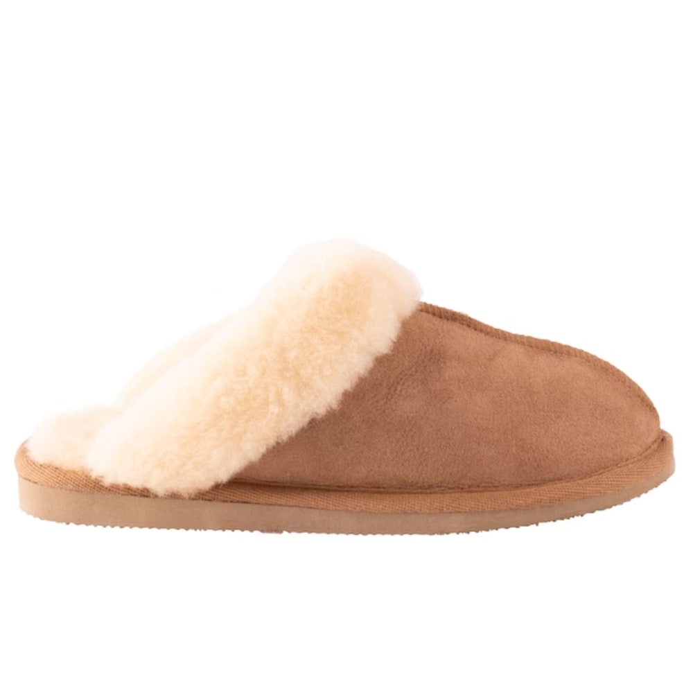 Shepherd Jessica Saueskinnstøfler Chestnut