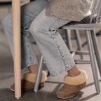 Shepherd Emmy Saueskinnstøfler Chestnut