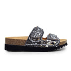 Scholl Sandaler Dame Bioprint Lisboa Svart