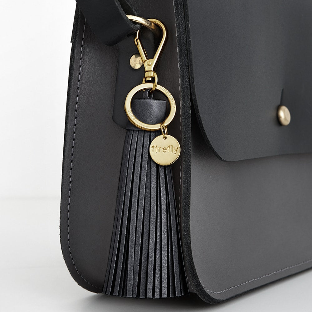 Firefly Refleks Soft Tassel Reflector Dark Denim Gold