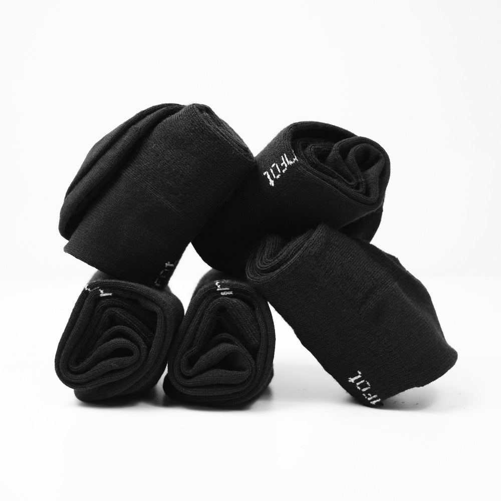 flerpack-strumpor-i-merinoull-minfot-quarter-svarta