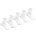 Minfot Strømper Quarter Merinoull Hvit 5-pk