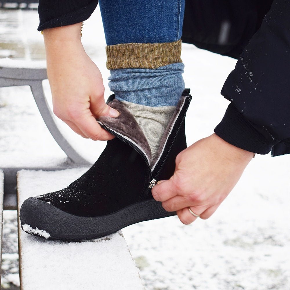 Produktbild 15 - Minfot Curling Boots Lund Mocka Svart