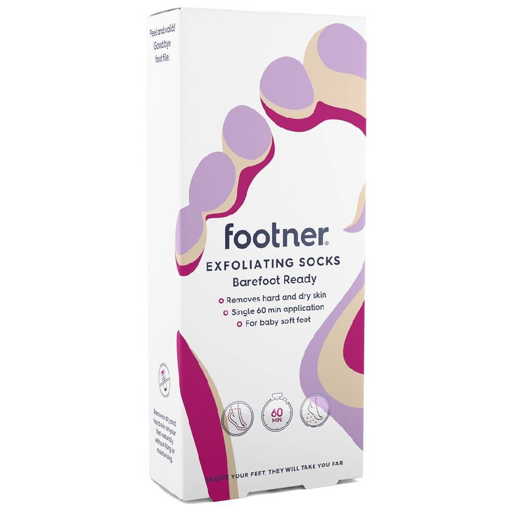 Footner Barefoot Ready Eksfolierende Sokker 