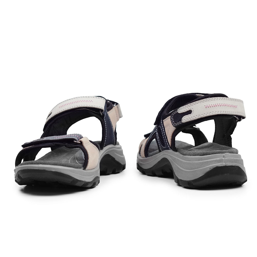 Minfot Sandaler Sandhamn Dame Nubuck Navy Pink