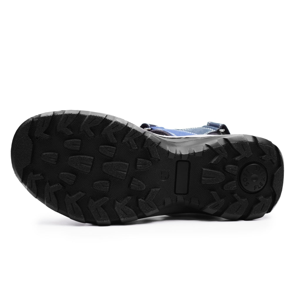 Minfot Sandaler Sandhamn Dame Nubuck Ocean Blue