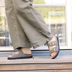 Minfot Moa Sandaler Dame Bio Semsket Skinn Olive