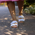 Minfot Softstep Sandaler Dame Biosandal 2-remmer Softstep Hvit