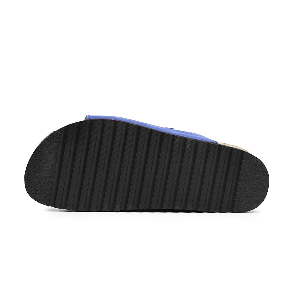 Produktbild 5 - Minfot Sandal Mjuk Bio Blå Nubuck