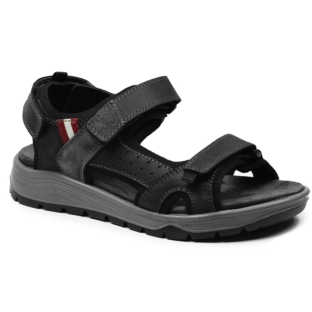Minfot Burensvik Sandaler Herre Nubuck Svart