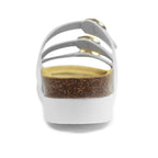 Minfot Sandal Myk Bio Dame Nappa Hvit 