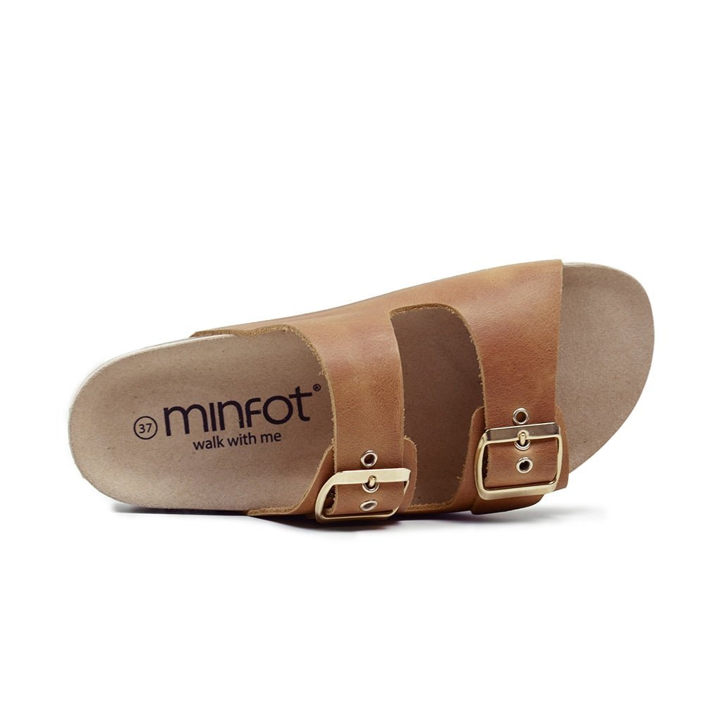 Minfot Sandaler Primo Soft Ayo Lær Cognac