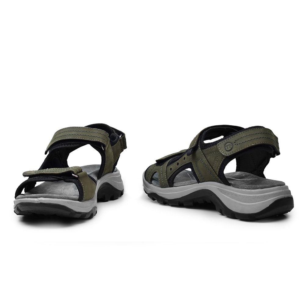 Minfot Sandaler Sandhamn Dame Nubuck OlivGrøn