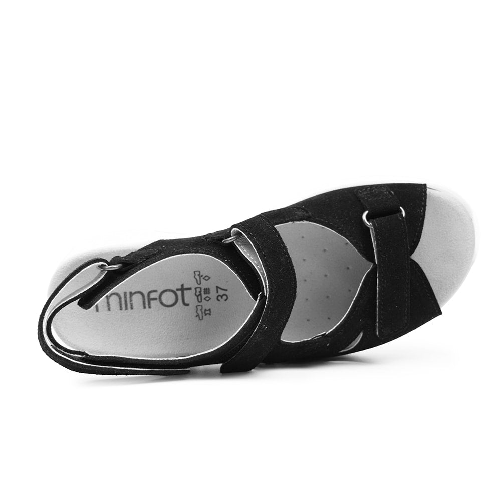 Minfot Sunny Sandaler Dame Svart