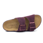 Minfot Sandaler Voss Semsket skinn Burgunder