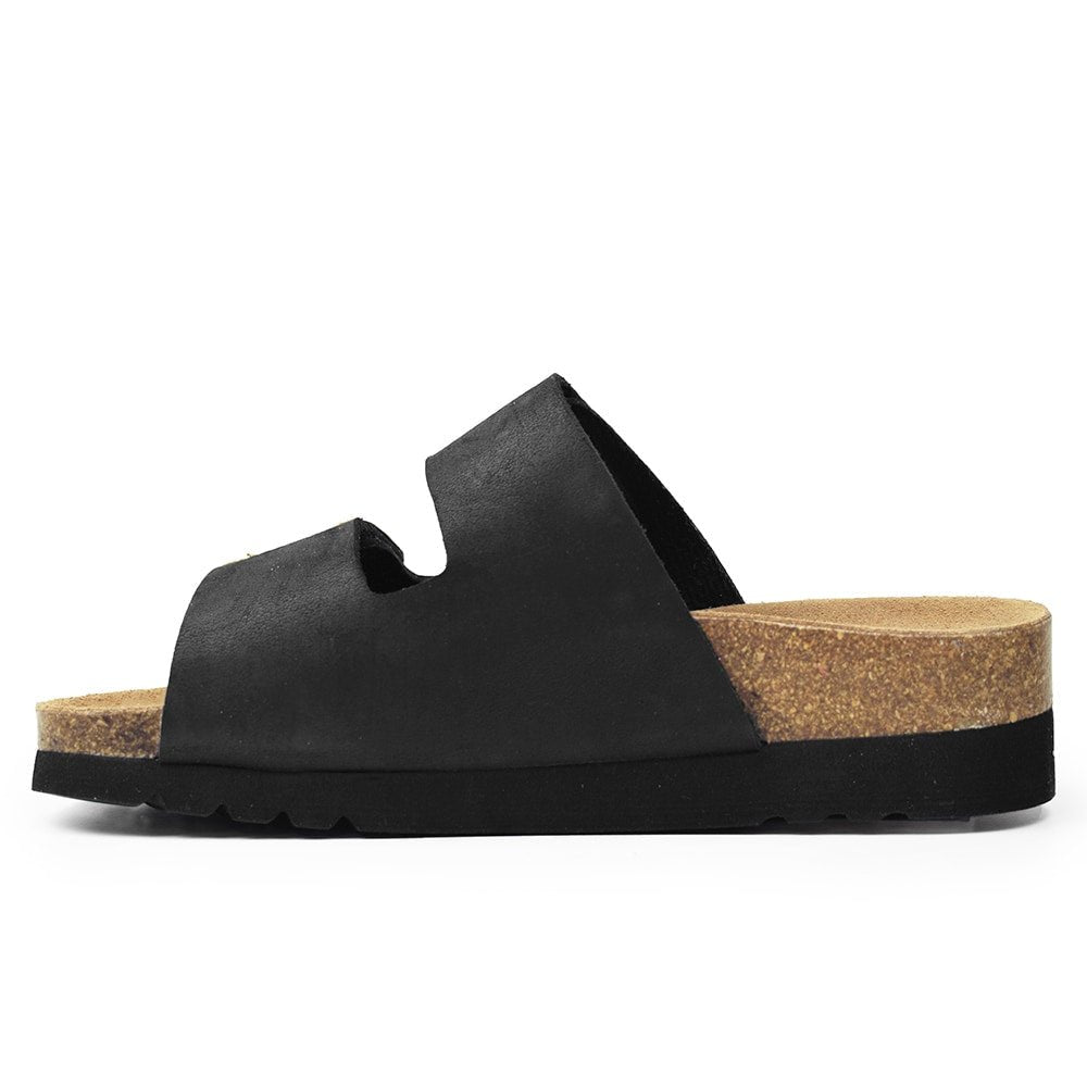 Scholl Monterey Sandaler Dame Svart Gull