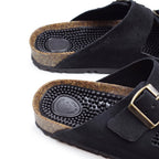 Minfot Massasje Sandaler Bio Semsket skinn Svart