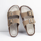 Minfot Massasje Sandaler Bio Semsket skinn Tan