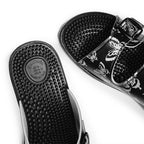 Minfot Massasje Sandaler Fjäril Svart