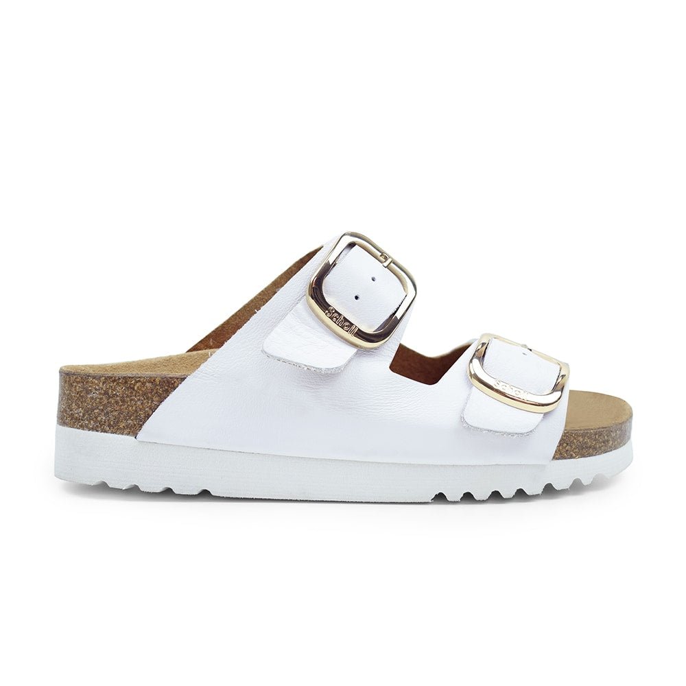 Scholl Sandaler Adapta Ilary Dame Leather Hvit