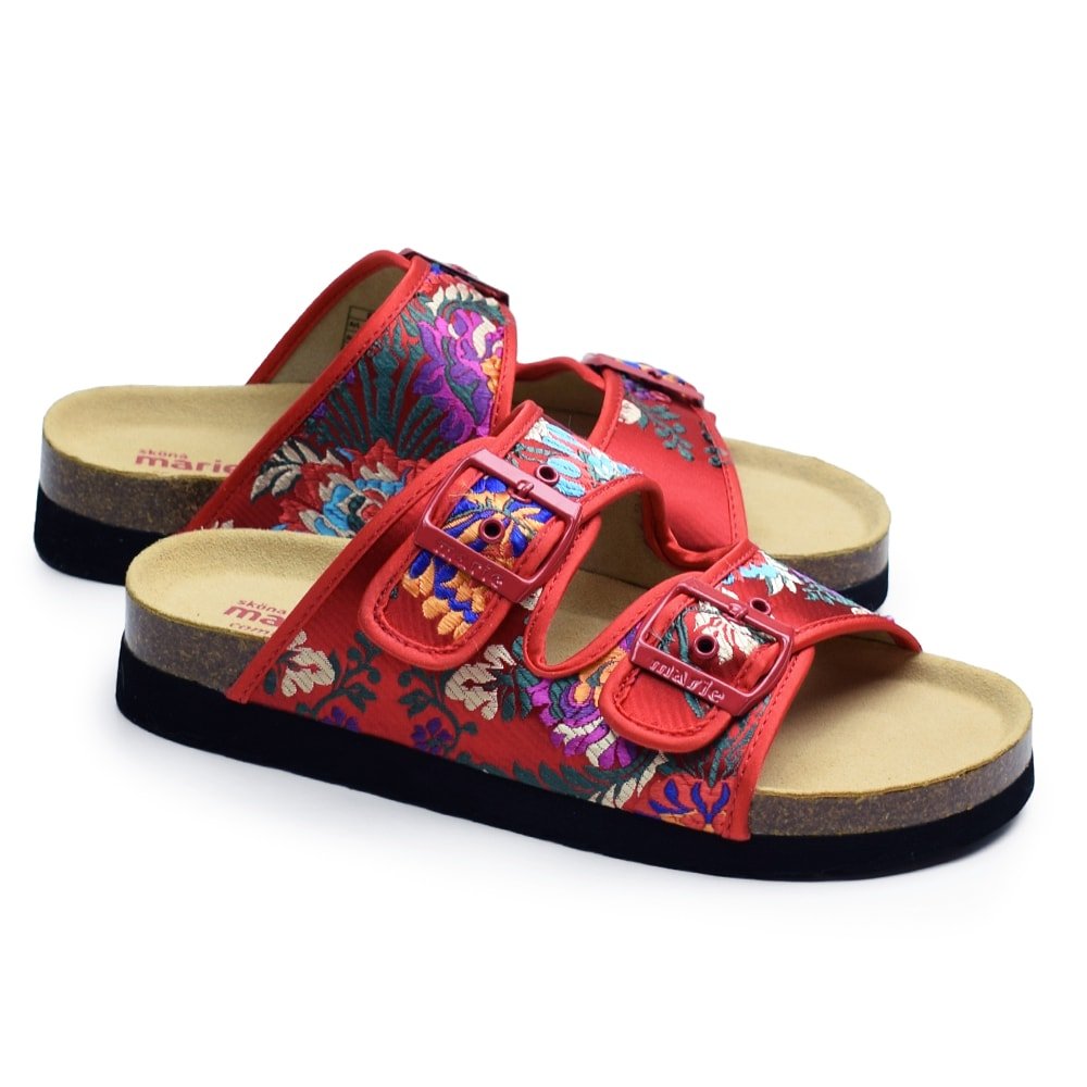 Sköna Marie Damesandal Thalia Rød