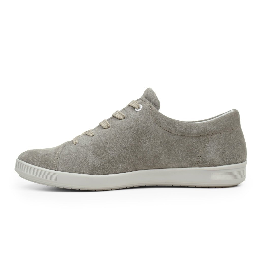 Minfot Aveny Sneaker Dame Semsket skinn Khaki