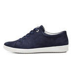 Minfot Aveny Sneaker Dame Semsket skinn Navy