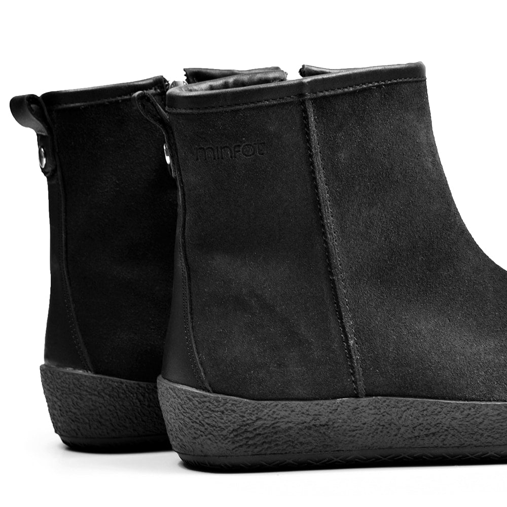 Produktbild 11 - Minfot Curling Boots Lund Mocka Svart