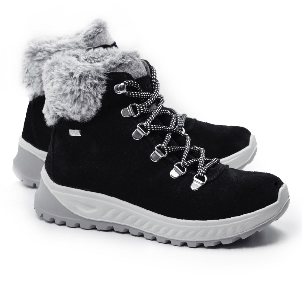 Minfot Sala Støvler Semsket skinn J-Tex Svart