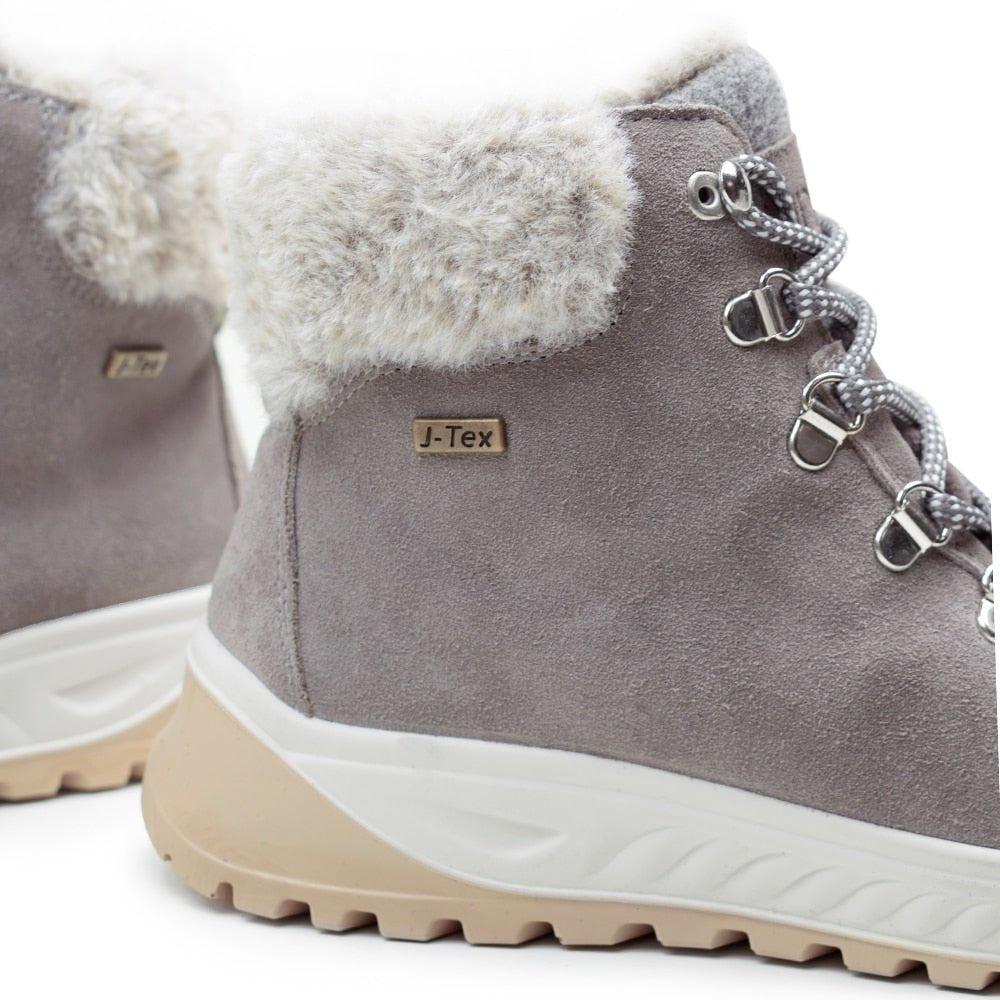 Minfot Sala Støvler Semsket skinn J-Tex Taupe