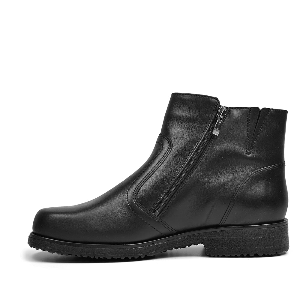 Produktbild 3 - Minfot Aaltonen Vinter Boots Grip+ Virmo Bred Skinn Ull Svart