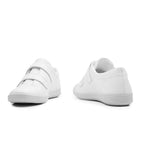 Minfot Aveny Skinn Sneaker Dame Borrelås Hvit