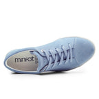Minfot Aveny Sneaker Semsket skinn Lyseblå