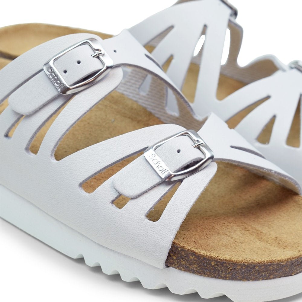 Scholl Sandal Dame Ystad Off-white