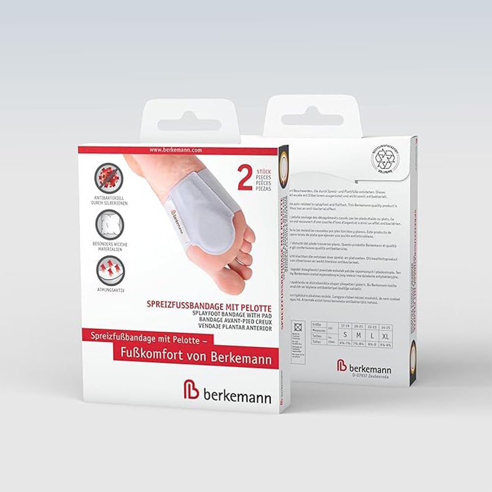 Berkemann Splayfoot Bandage with Pad Forfotsbandasje