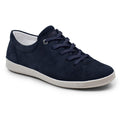 Minfot Aveny Sneaker Dame Semsket skinn Navy