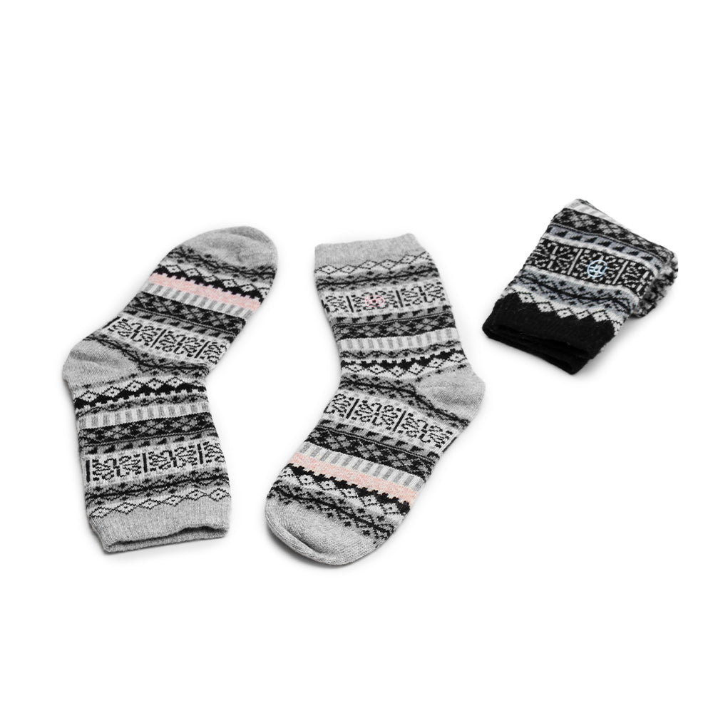 Minfot Geilo Ullstrømper Svart 2-pk