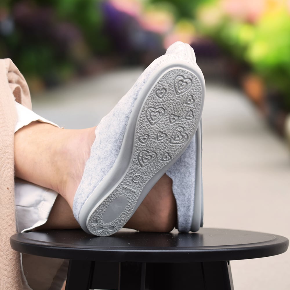 Produktbild 2 - Minfot Tøfler Relax Lys Grå