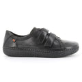 Green Comfort Sneaker Velcro Black