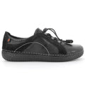 Green Comfort Marina Sneakers Elastic Lace Black