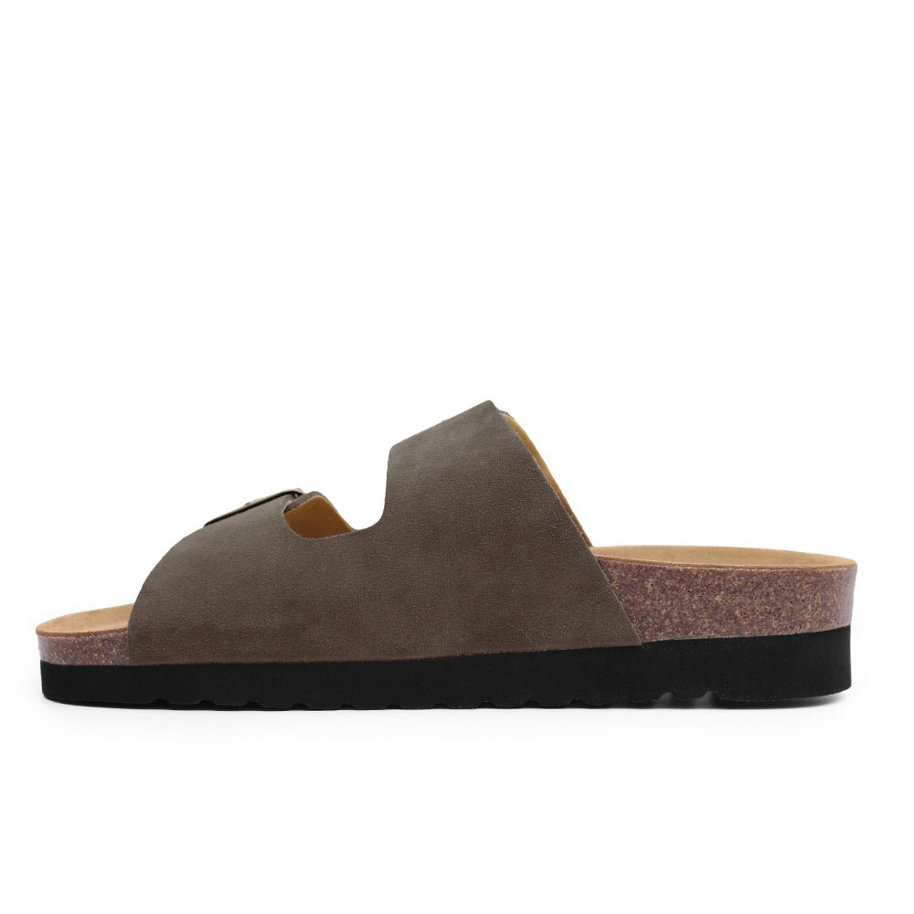 Minfot Moa Sandaler Dame Bio Semsket Skinn Taupe