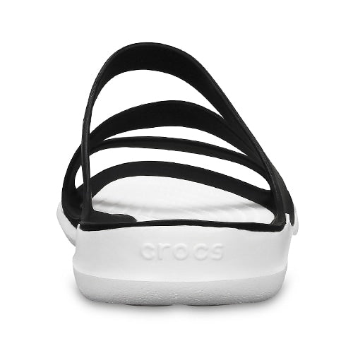 Crocs Womens Swiftwater Sandal Black White
